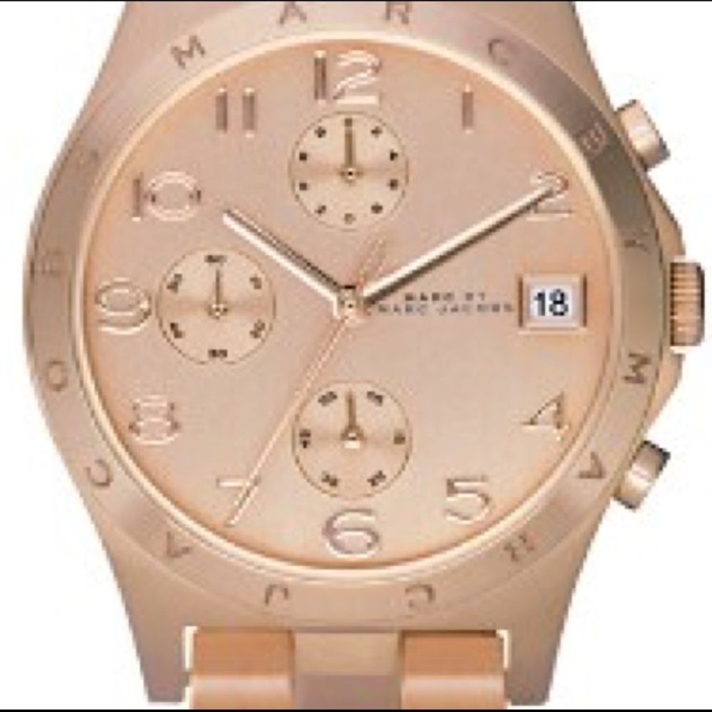 Marc Jacob rose gold watch